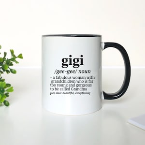 Gigi A Fabulous Woman With Grandchildren... Coffee Mug  Gifts for Gigi  Gigi Mug