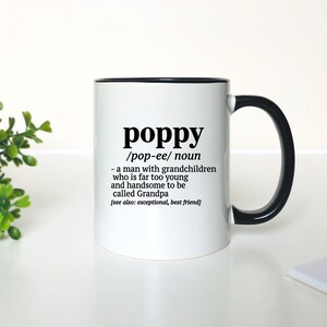 Poppy A Man With Grandchildren...  Coffee Mug  Gifts For Poppy  Poppy Mug