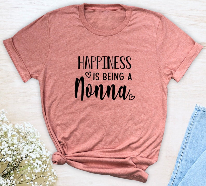 Le bonheur, c'est d'être une Nonna T-shirt unisexe Nonna Shirt Cadeau pour Nonna Nonna future image 8