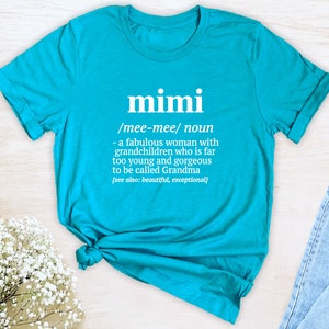 Mimi A Fabulous Woman With Grandchildren  Unisex T-shirt  Mimi Shirt  Gift for Mimi