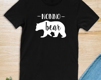 Nonno Bear  Unisex T-Shirt  Nonno Bear Shirt  Nonno Bear Gifts Nonno Father's Day Gift