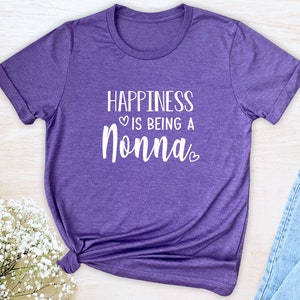 Le bonheur, c'est d'être une Nonna T-shirt unisexe Nonna Shirt Cadeau pour Nonna Nonna future image 7