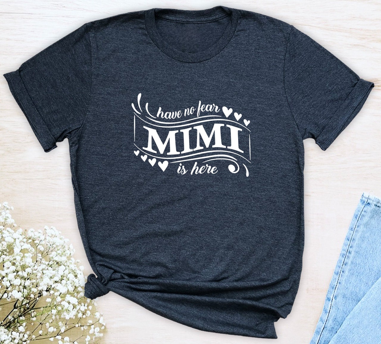 Womens Have No Fear Mimi Is Here Shirt Grandma Gift T-Shirt Womens Have No Fear Mimi Is Here Shirt Grandma Gift T-Shirt