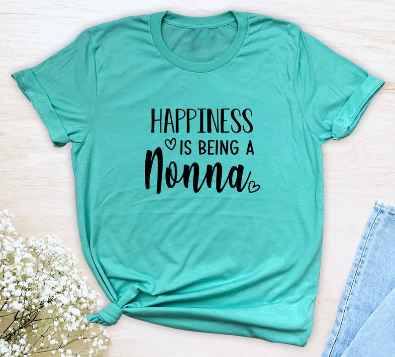 Le bonheur, c'est d'être une Nonna T-shirt unisexe Nonna Shirt Cadeau pour Nonna Nonna future image 5