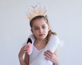 Costume da cigno, costume da bambina per Halloween