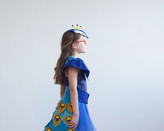 Peacock Costume For Girls, Halloween Costume