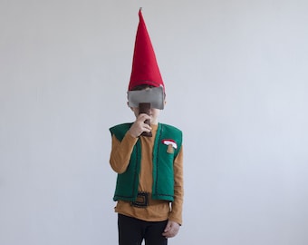 Playful Kids Garden Gnome Costume