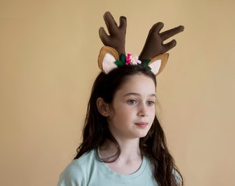 Deer Headband, Woodland Deer Crown