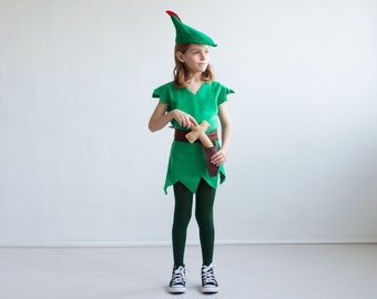 Kuscheliges Peter Pan Kostüm für Kinder