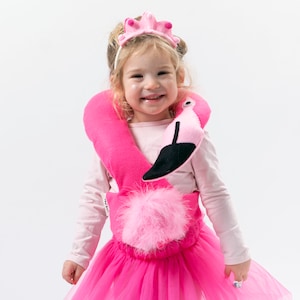 Baby Girl Flamingo Costume, Pink  Baby Dress For Halloween