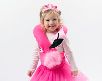 Baby Girl Flamingo Costume, Pink  Baby Dress For Halloween