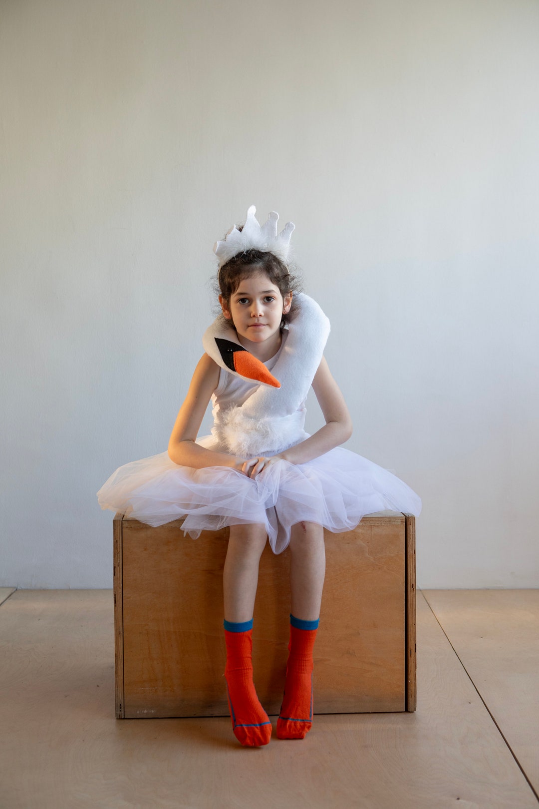 Kid’s White Swan Princess Costume - Etsy