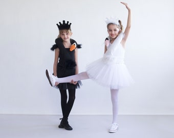 Swan Costume For Halloween, Princess Costume For Best Friends