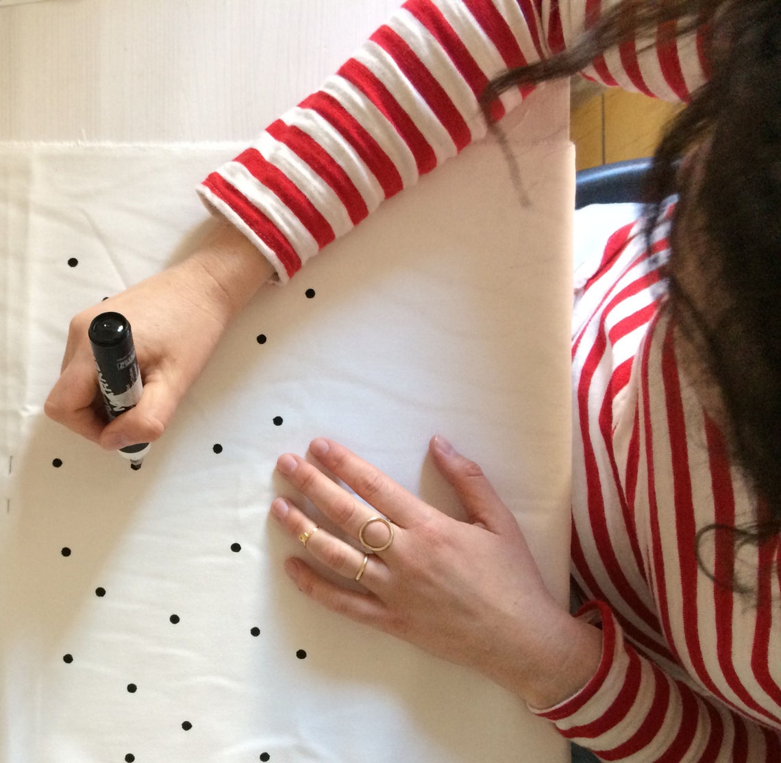 SALE Black Dots Pillow Cover Minimalist Pillow Hand Etsy Canada