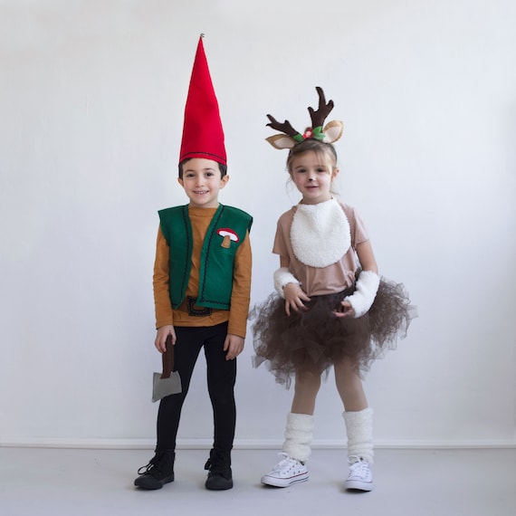 Playful Kids Garden Gnome Costume Etsy