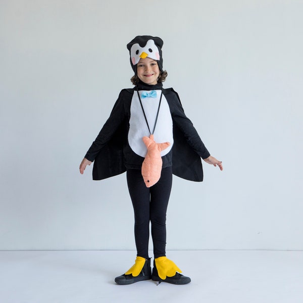 Disfraz de pingüino para niños