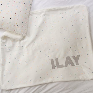 Couverture de bébé personnalisée, couverture de nom de bébé, couverture de bébé minky, cadeau de fête de bébé, cadeau de nouveau-né, literie pour bébé, literie de chambre d’enfant