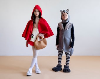 Little Red Riding Hood And The Wolf Costume For Halloween