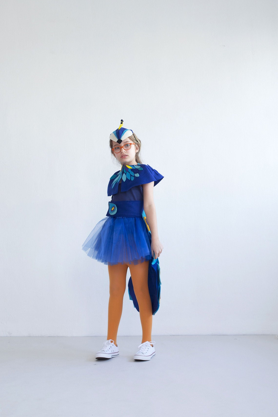 Proud Peacock Girls Costume  T2 main image 1