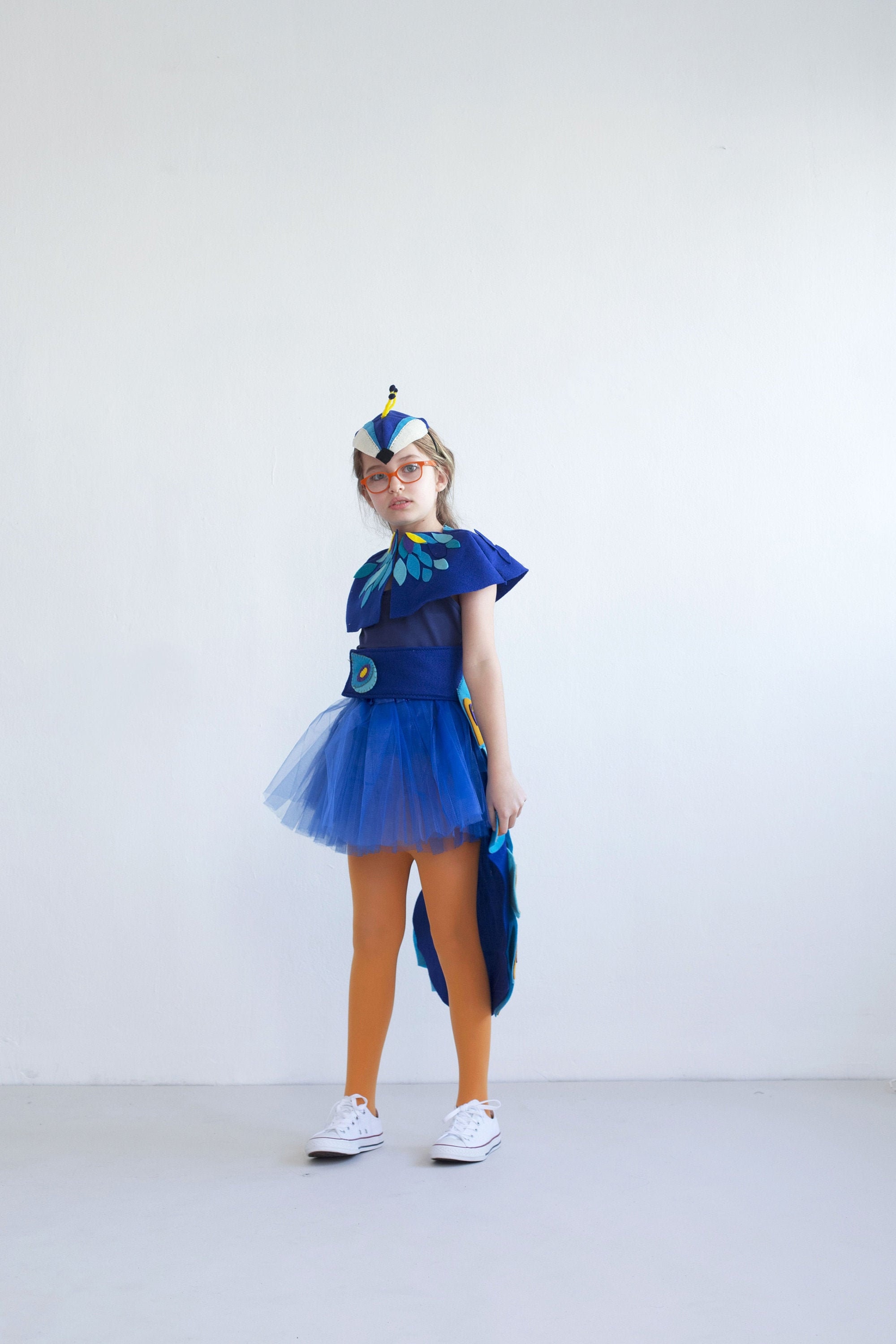 Disfraz de pavo real - niña: Disfraces niños,y disfraces originales baratos  - Vegaoo