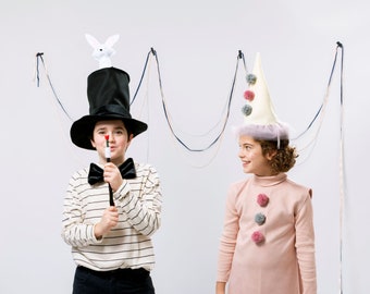 Costume d’enfant en bas âge de magicien - tour de chapeau et de lapin