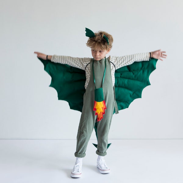 Entzückend wilder Drache Kostüm für Kinder