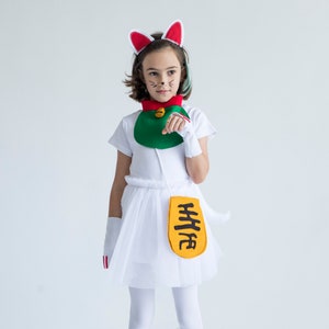 Lucky Cat Costume For Kids image 3