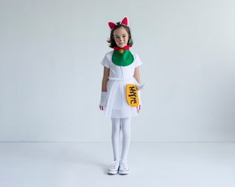 Lucky Cat Costume For Kids