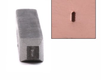 Dash Metal Design Stamp / Punctuation / Line 1/16" Metal Stamp - Stamping / Punch Tools for Metal Stamped DIY Jewelry Making Tools (DS416)