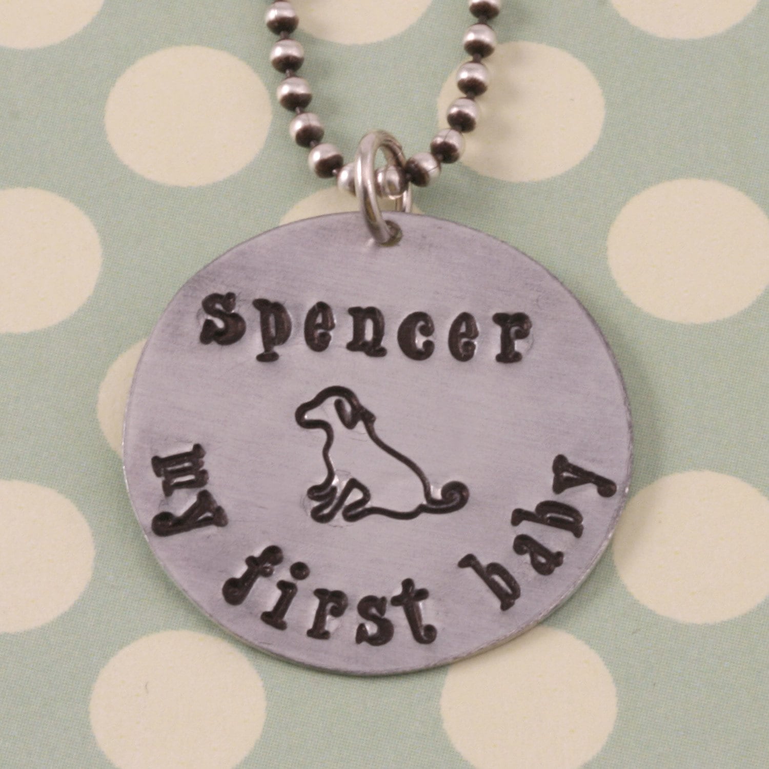 Dog / Puppy Metal Design Stamp Miles the Dog Metal Stamp Etsy