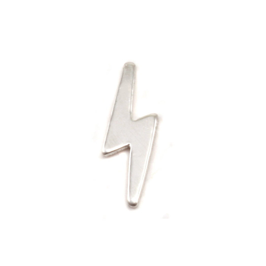 Sterling Silver Lightning Bolt Solderable Accent, 24 Ga Soldering Charm ...