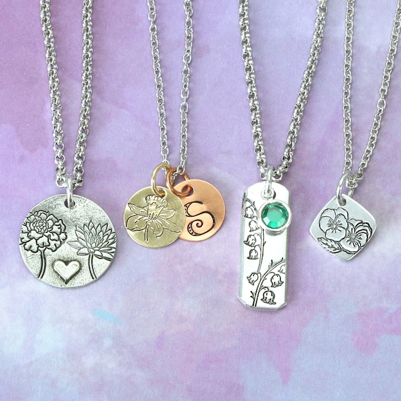 Three Moons With Dangling Stars Metal Stamp, Choice of 8.3mm or