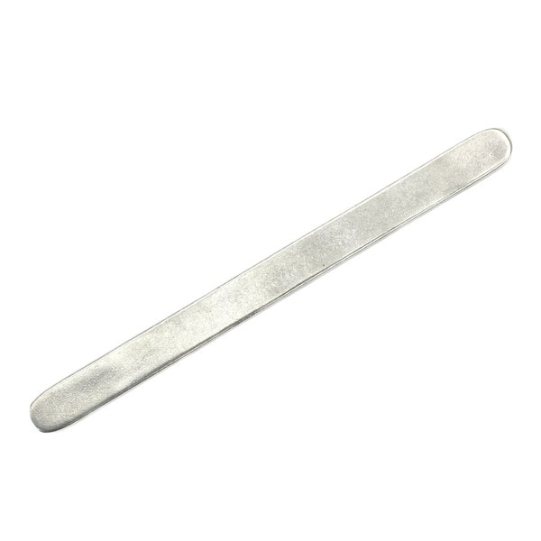 Pewter Bracelet Stamping Blank, Choice of 4 Sizes - Beaducation Metal Stamping Tools & Supplies for DIY Jewelry Making