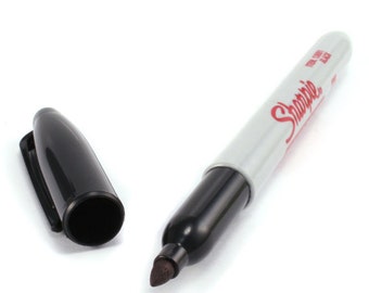 Industrial Sharpie Marker for Metal Stamping DIY Jewelry Projects, Jewelry Making Tools & Supplies from Beaducation (PAT005)