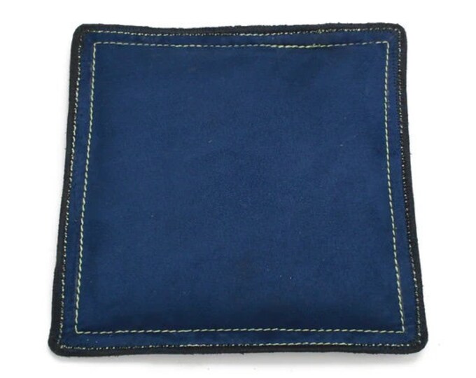 Blue Vegan Leather Sandbag 9
