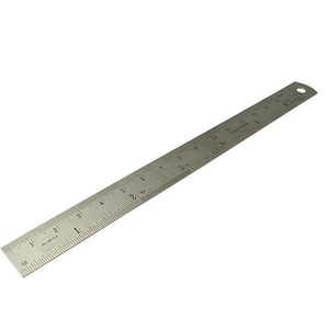 Ruler Metal Straight Edge Ruler Stainless Steel Ruler 6 Inch Ruler 2 Pack -  20Cm 