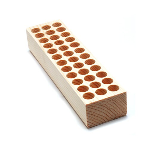 Wooden Stamp Holder for Metal Stamps 13mm Holes 36 Holes Etsy