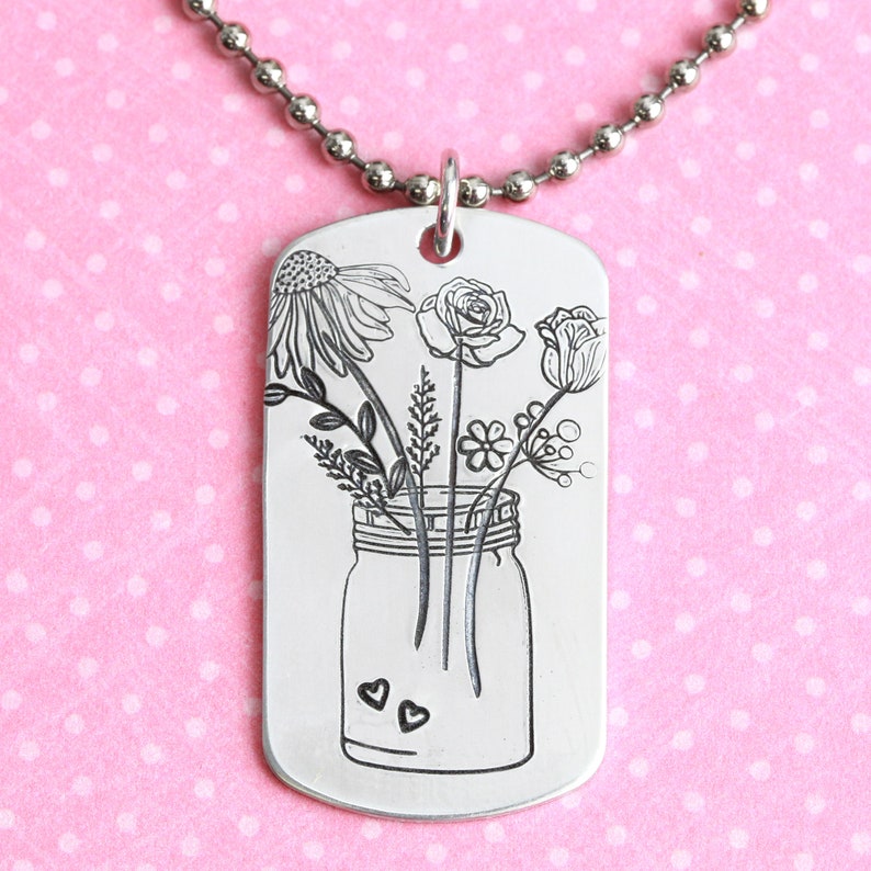 Echinacea Flower Metal Design Stamp 10.5mm - Beaducation Metal Stamping Punch Tools and Supplies for Hand Stamped DIY Jewelry Making (DS730) image 3