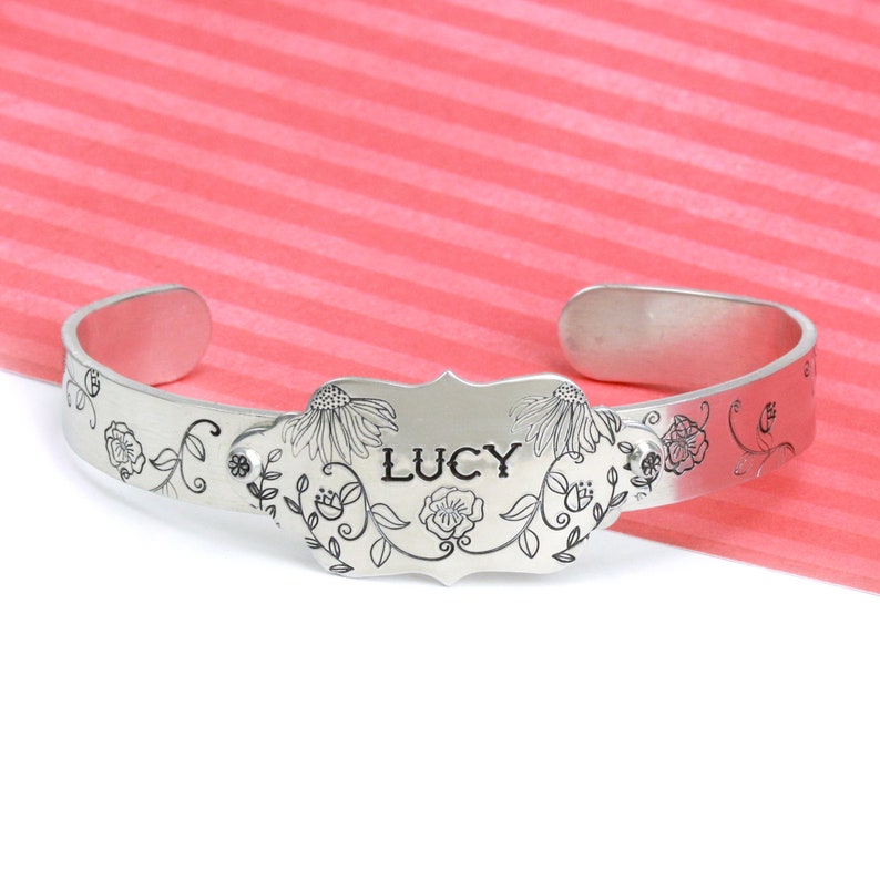 Echinacea Flower Metal Design Stamp 10.5mm - Beaducation Metal Stamping Punch Tools and Supplies for Hand Stamped DIY Jewelry Making (DS730) image 7
