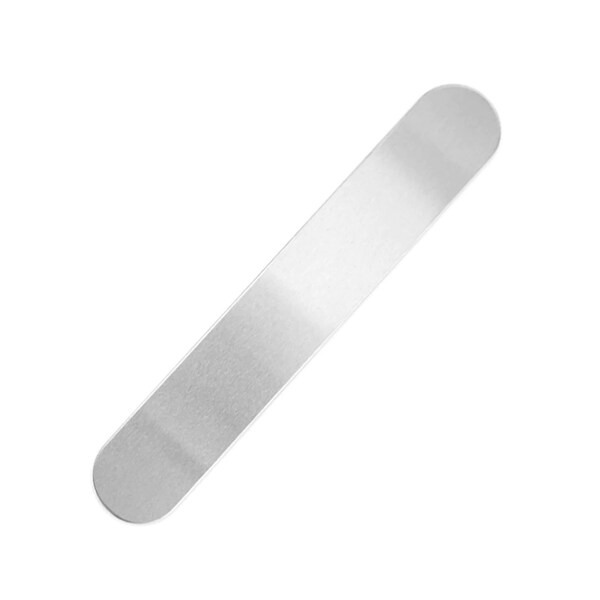 Aluminum Bracelet Blank, 6" x 1", 14 Gauge - Beaducation Metal Stamping Tools & Supplies for DIY Hand Stamped Jewelry Making (AT289)