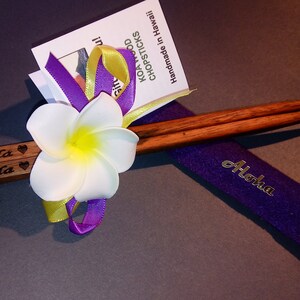Personalized Hawaiian Koa Wood Chopsticks  - Handmade in Hawaii