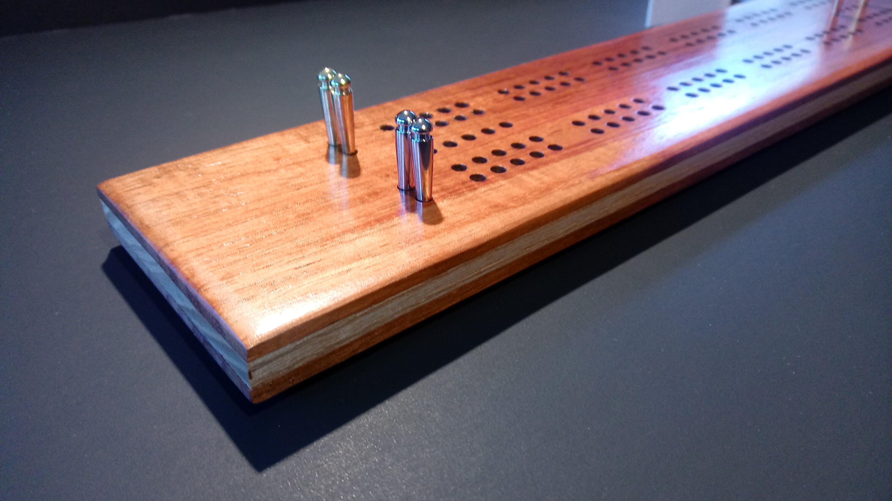 Personalized Koa Wood Cribbage Board Made in Volcano Hawaii Etsy