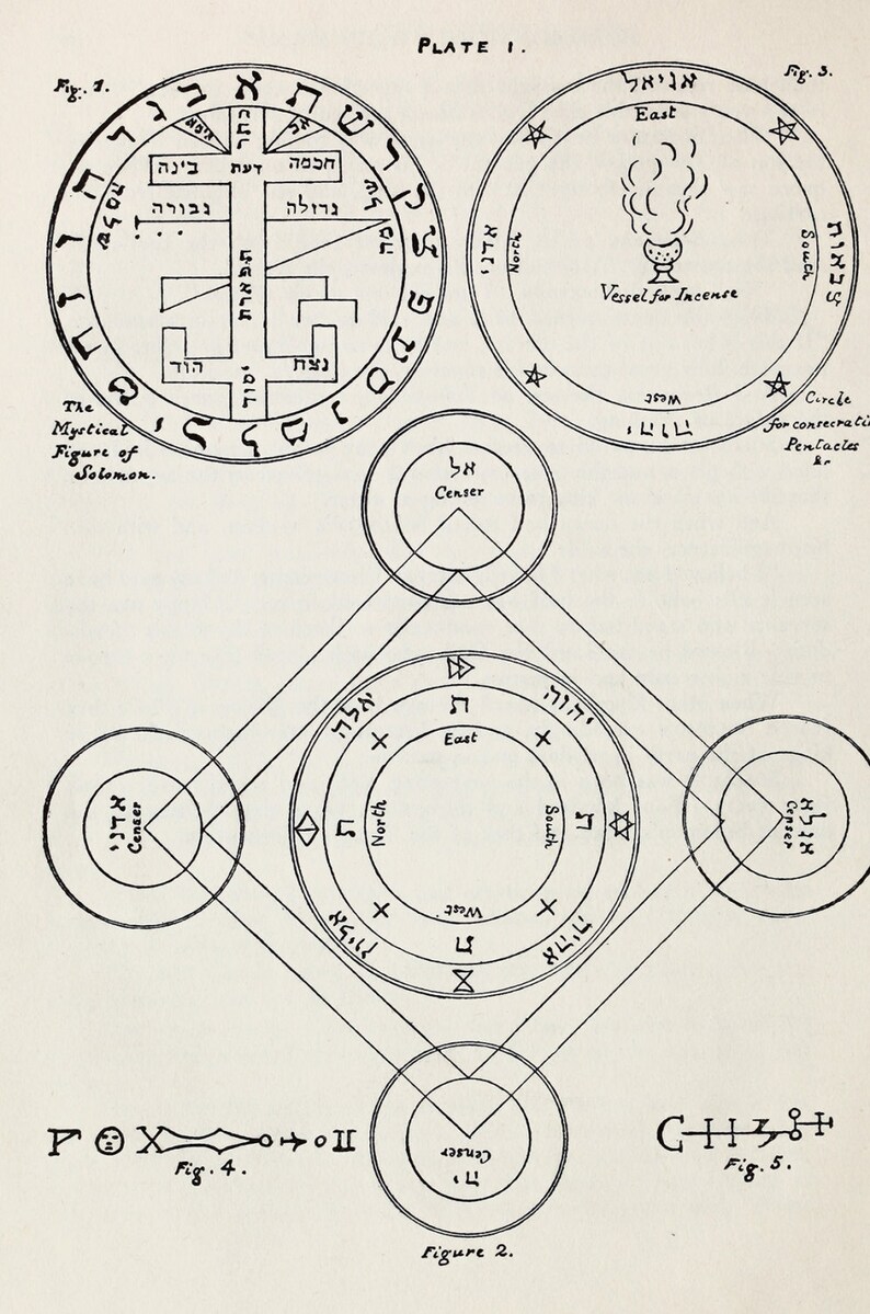 The Greater Key of Solomon FULL BOOK 1914 edition old magic Grimoire symbol sigil magic book spell book PDF Download image 3