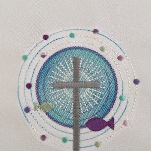 Fisch und Kreuz Stola TBP