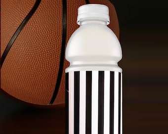 Printable Referee Sports Drink Bottle Label / Sports Theme Party Decorations