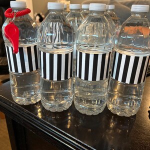 Printable Referee Water Bottle Label / Sports Drink Label / Sports ...