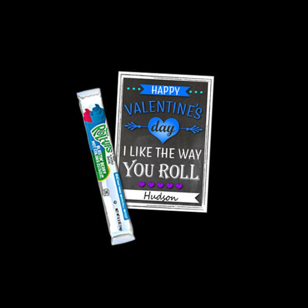 Fruit Roll-up Valentine's Exchange Cards / Printable - Etsy