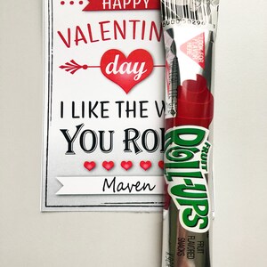 Fruit Roll-up Valentine's Exchange Cards / Printable - Etsy