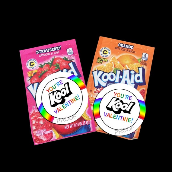 Kool Aid Valentine Printable - Etsy