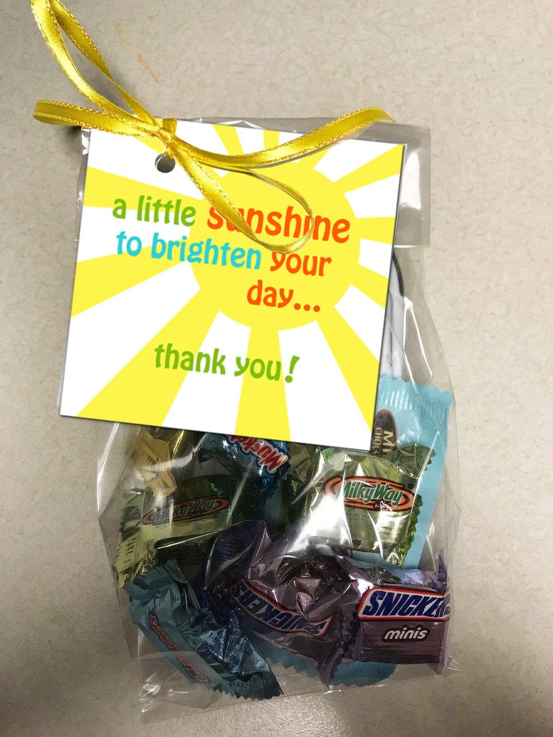 Sending Sunshine, Box of Sunshine, Printable Gift Tag, Friend Gift, Teacher Appreciation Gift, Scatter Sunshine, Instant Download image 7